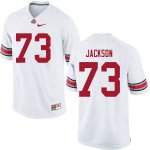 NCAA Ohio State Buckeyes Men's #73 Jonah Jackson White Nike Football College Jersey WOO4645HV